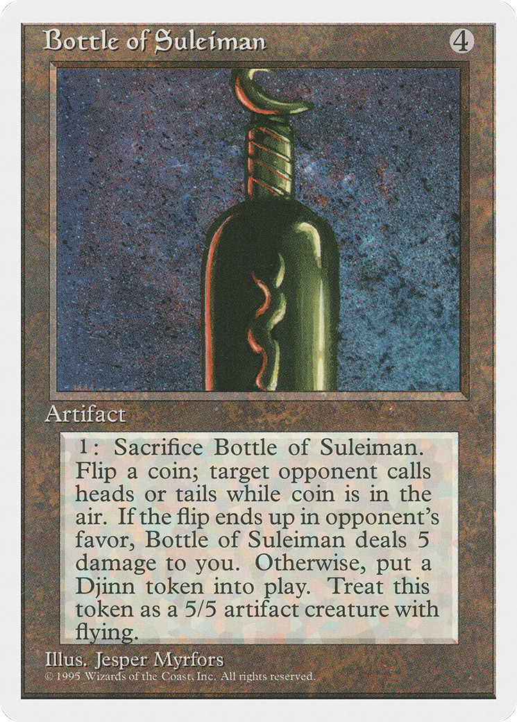 Bottle of Suleiman [4ED - N/A]