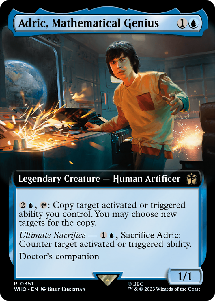 Adric, Mathematical Genius (Extended Art) [WHO - 351]