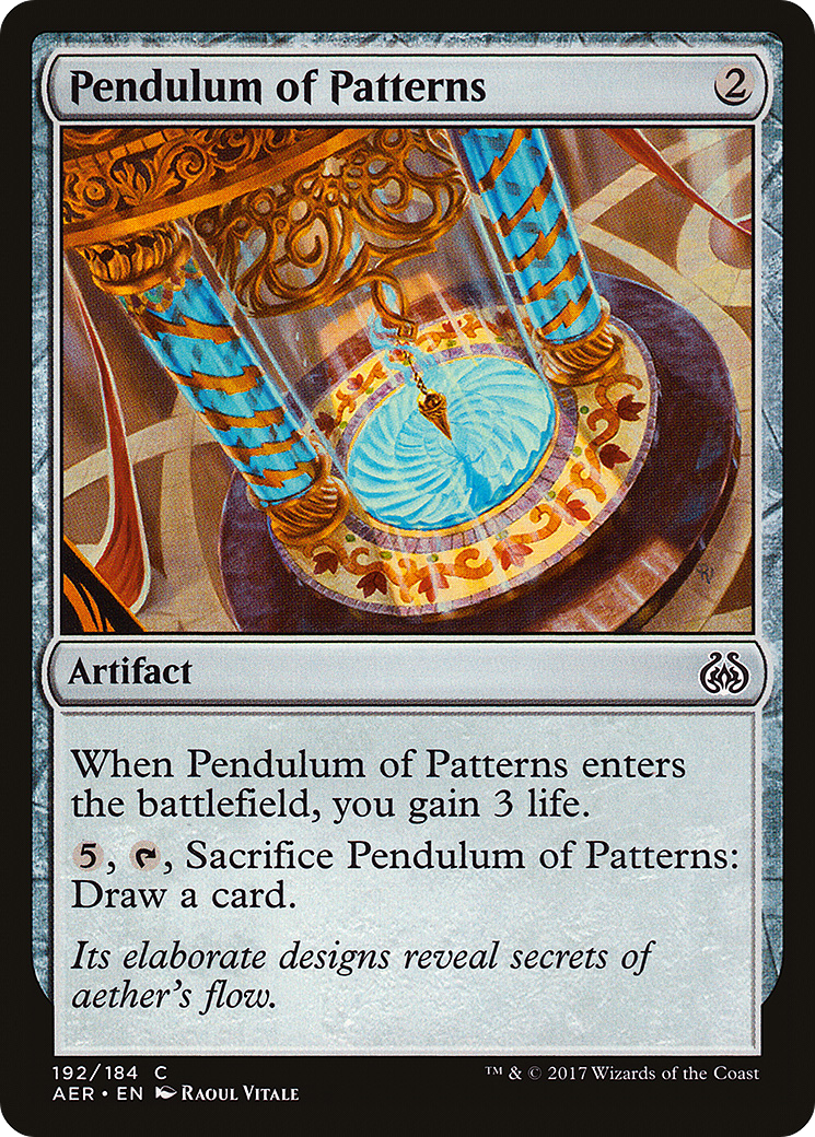 Pendulum of Patterns [AER - 192]