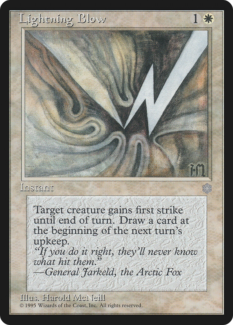 Lightning Blow (ICE-) - Ice Age