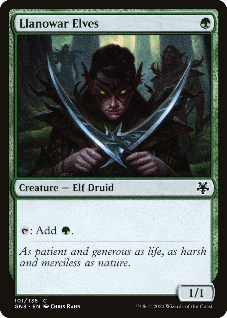 Llanowar Elves [GN3 - 101]
