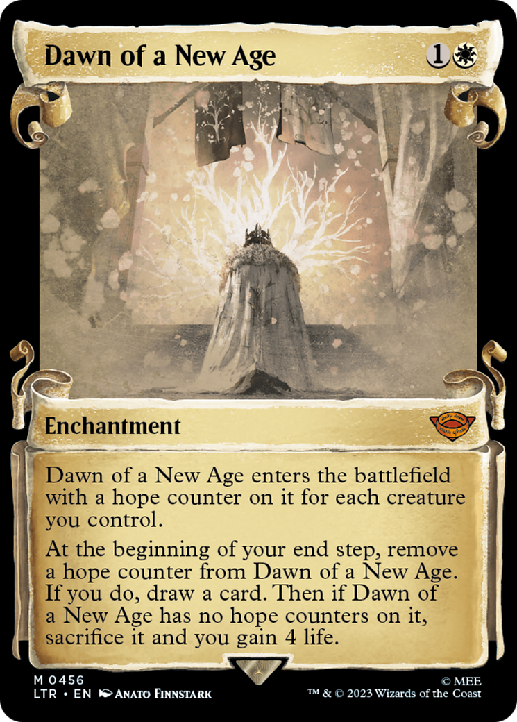 Dawn of a New Age (Showcase Scrolls) (LTR-456) - The Lord of the Rings: Tales of Middle-earth: (Showcase) Foil
