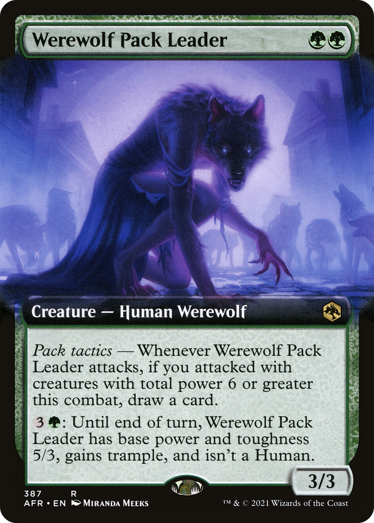 Werewolf Pack Leader (Extended Art) [AFR - 387]