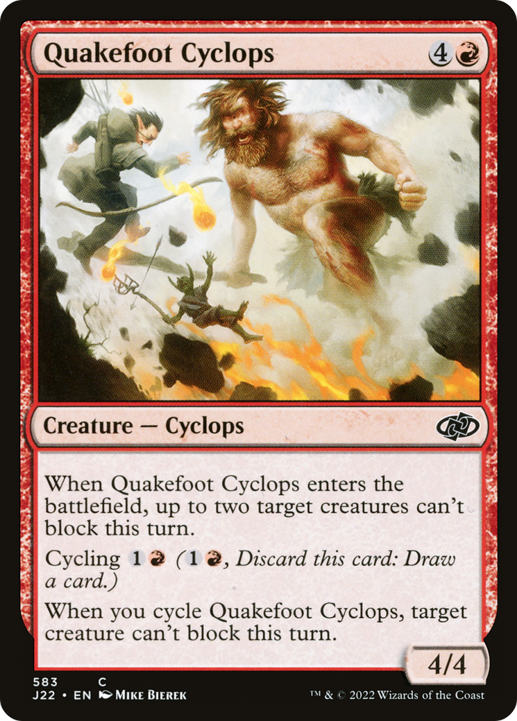 Quakefoot Cyclops [J22 - 583]