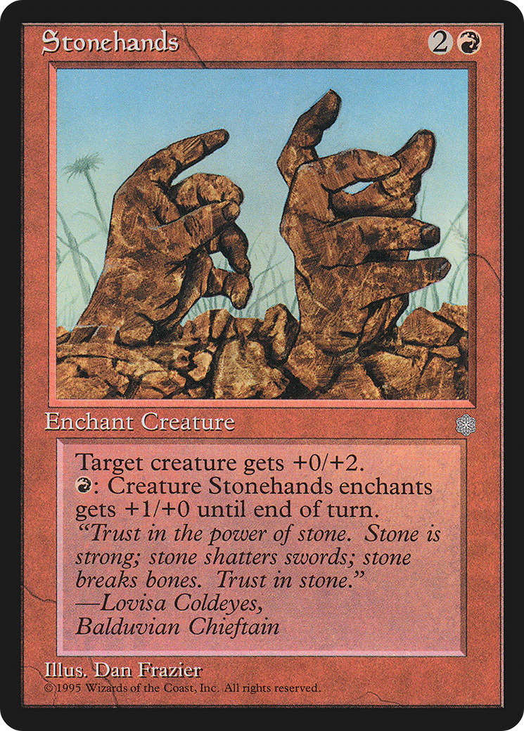 Stonehands [ICE - N/A]
