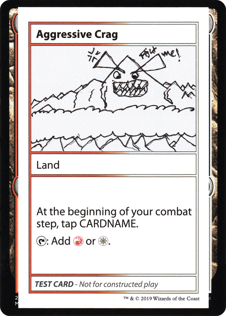 Aggressive Crag (No PW Symbol) [CMB1 - N/A]