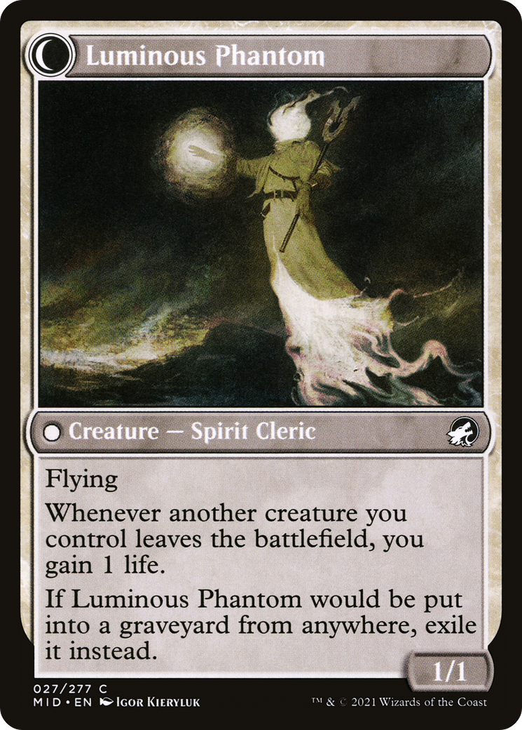 Lunarch Veteran (MID-027) - Innistrad: Midnight Hunt: (Double Faced Transform) Foil