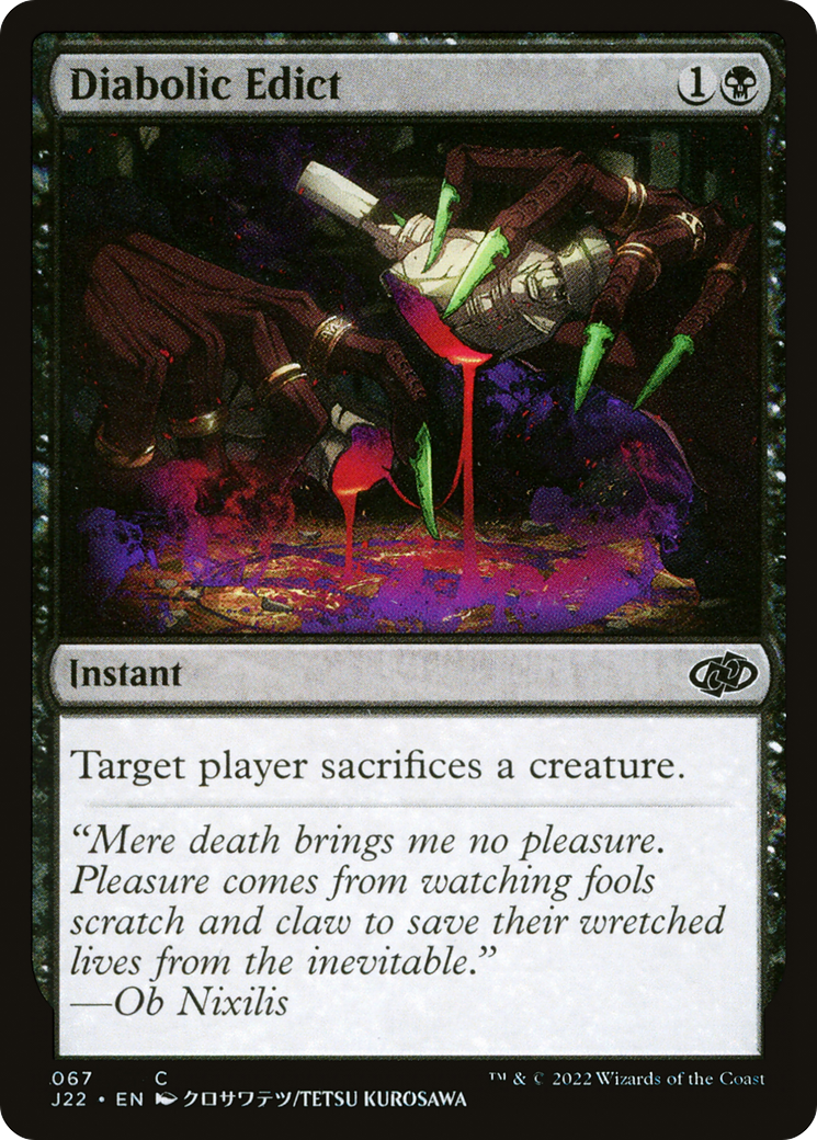 Diabolic Edict [J22 - 67]
