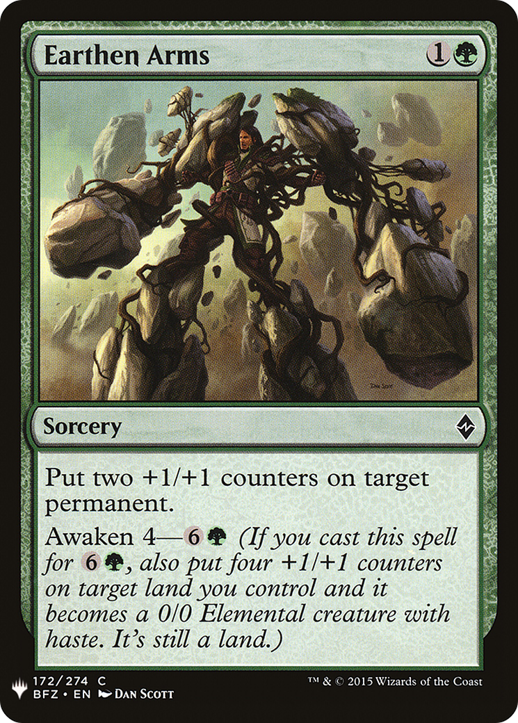 Earthen Arms [LIST - 172]