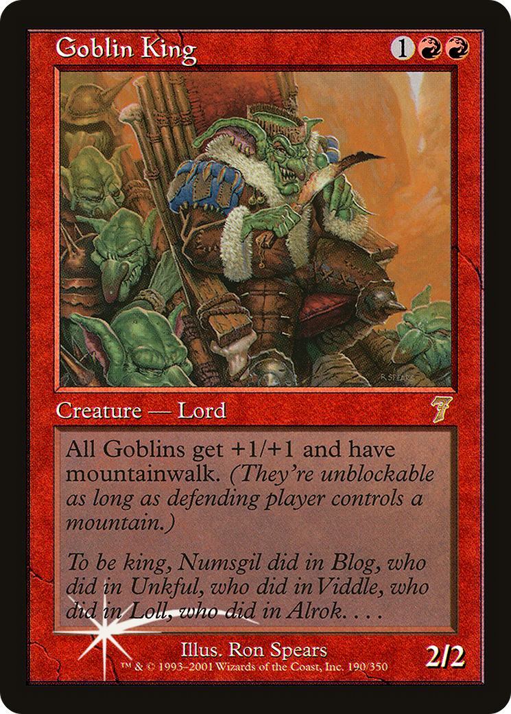 Goblin King (7ED-190★) - 7th Edition Foil