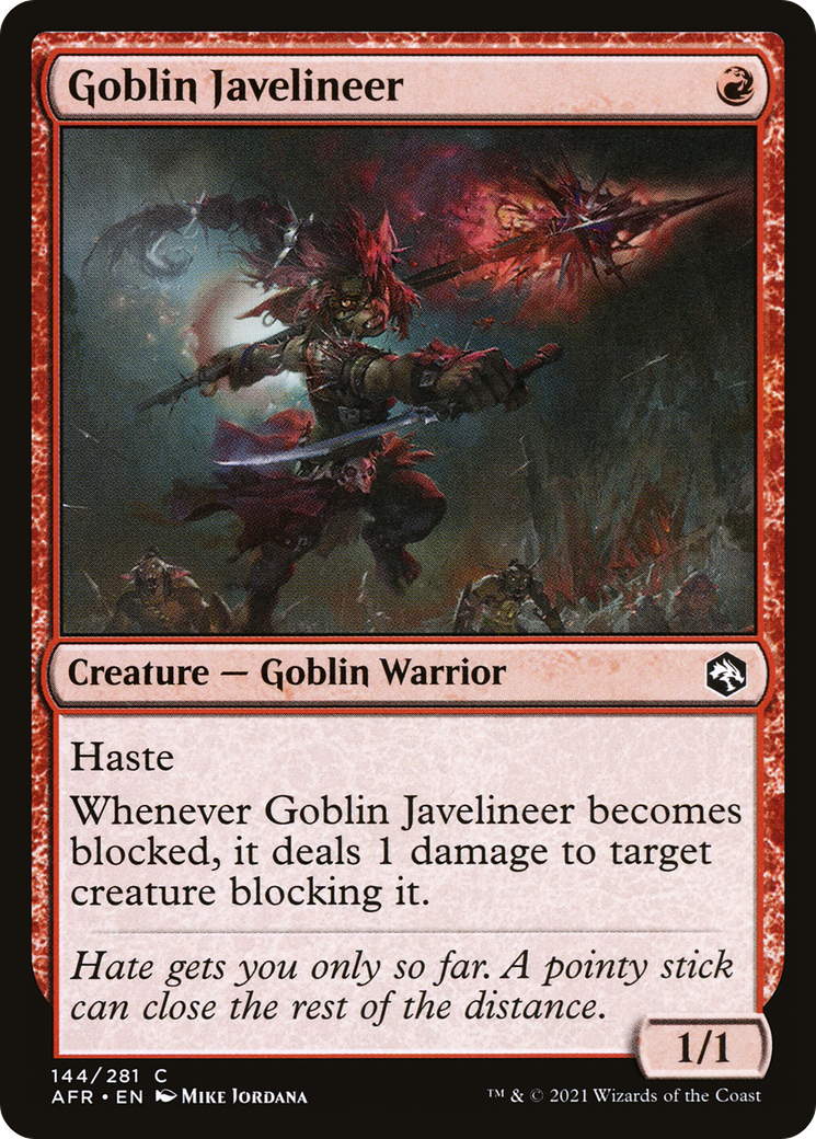 Goblin Javelineer [AFR - 144]