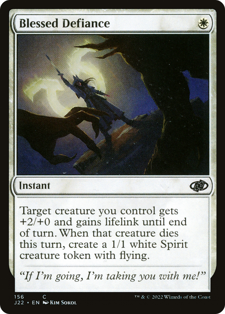 Blessed Defiance [J22 - 156]