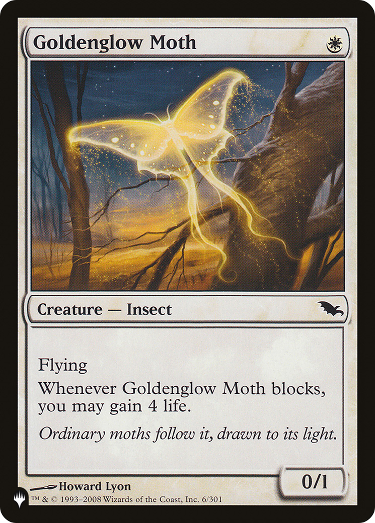 Goldenglow Moth [LIST - 6/301]