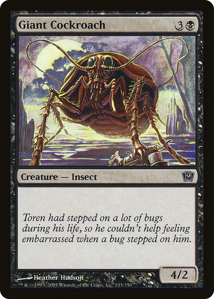 Giant Cockroach (9ED-133) - 9th Edition Foil