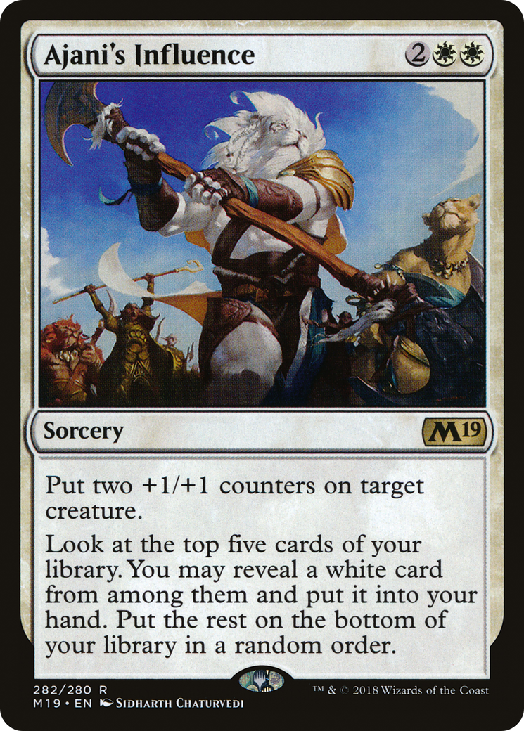 Ajani's Influence [M19 - 282]