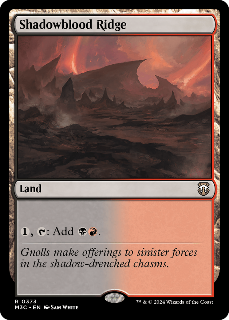 Shadowblood Ridge [M3C - 373]