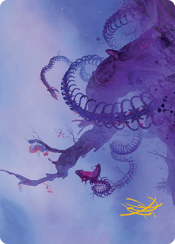 Coiling Rebirth // Coiling Rebirth (ABLB-044) - Bloomburrow Art Series (Borderless)