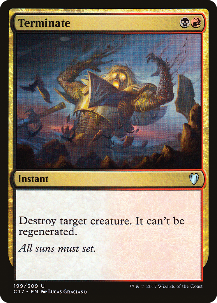 Terminate (C17-199) - Commander 2017