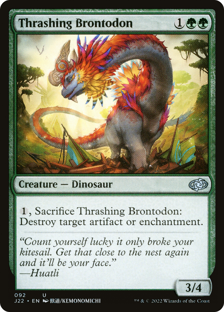 Thrashing Brontodon [J22 - 92]