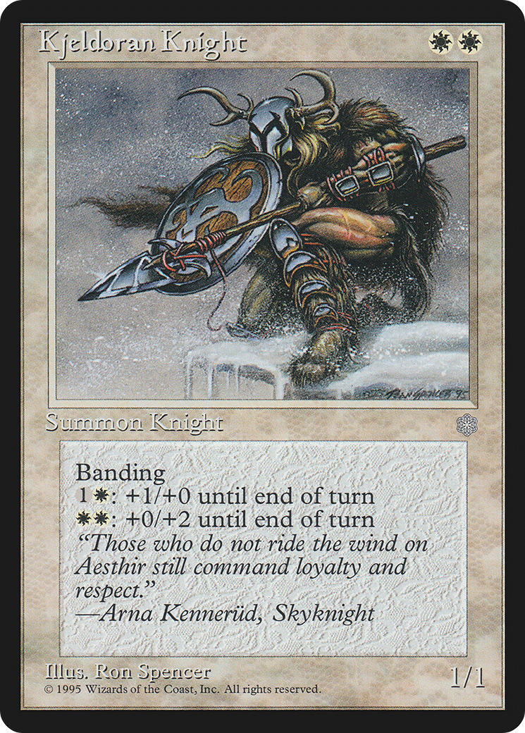 Kjeldoran Knight [ICE - N/A]