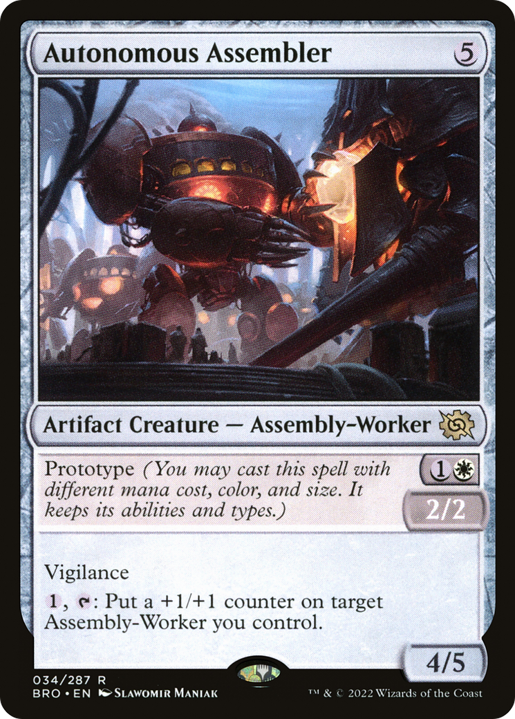 Autonomous Assembler [BRO - 34]