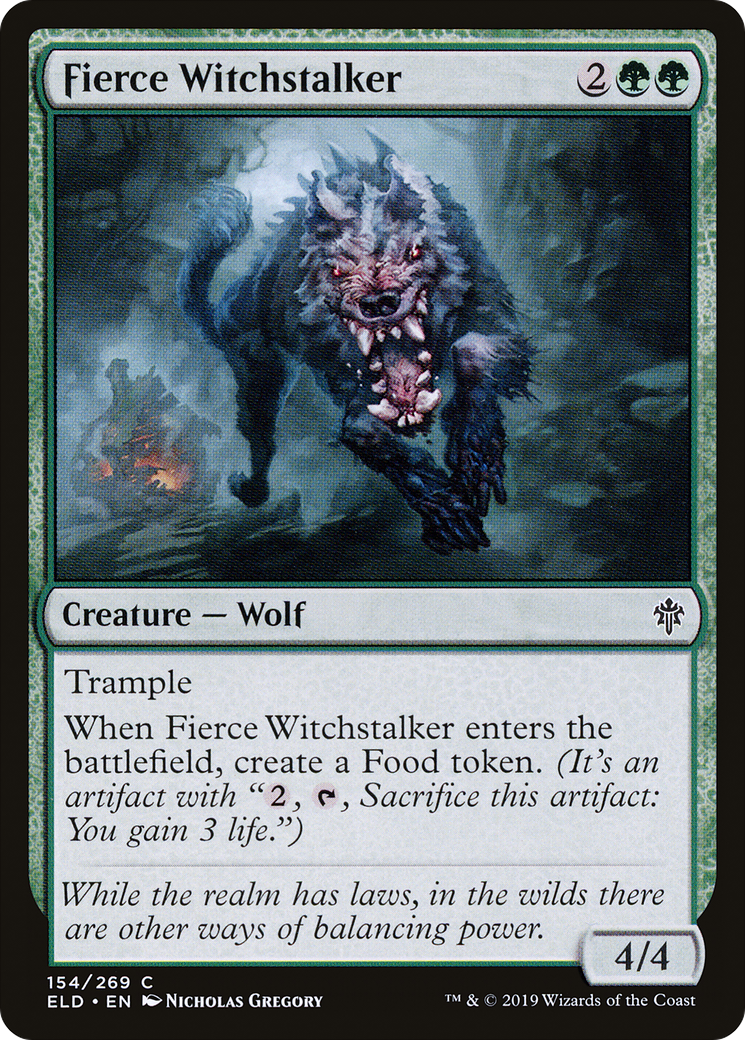 Fierce Witchstalker [ELD - 154]