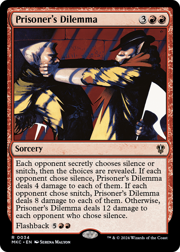 Prisoner's Dilemma [MKC - 34]