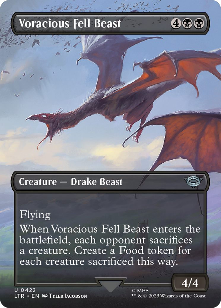 Voracious Fell Beast (Borderless) [LTR - 422]