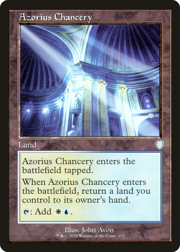 Azorius Chancery (Retro Frame) [BRC - 175]