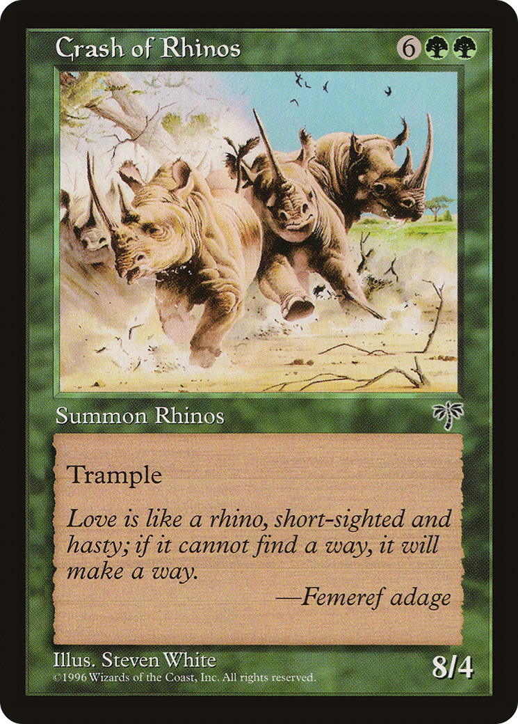 Crash of Rhinos [MIR - N/A]