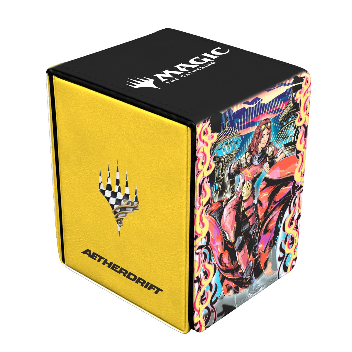 Ultra PRO: Alcove Flip Deck Box - Aetherdrift (Variant Art PW: Chandra, Spark Hunter)