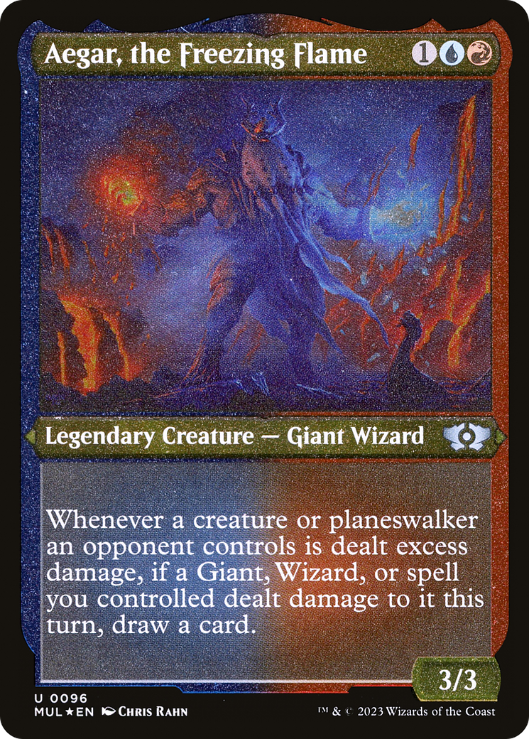 Aegar, the Freezing Flame (Foil Etched) [MUL - 96]