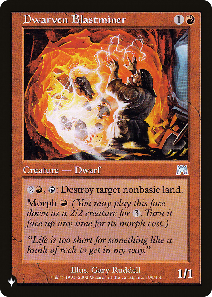 Dwarven Blastminer [LIST - 199/350]