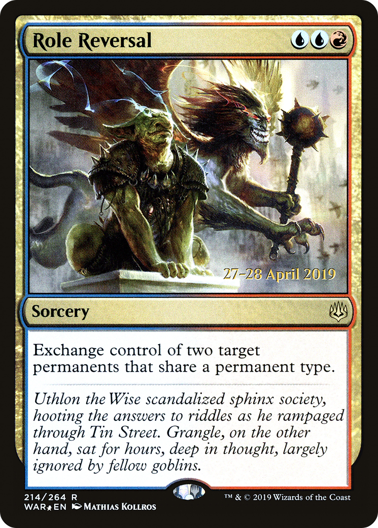 Role Reversal [PRE - 214]
