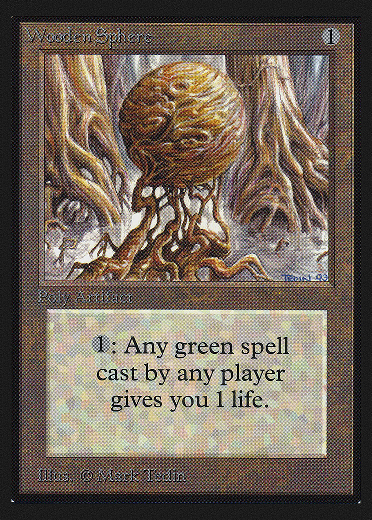 Wooden Sphere (CE) [CED - N/A]