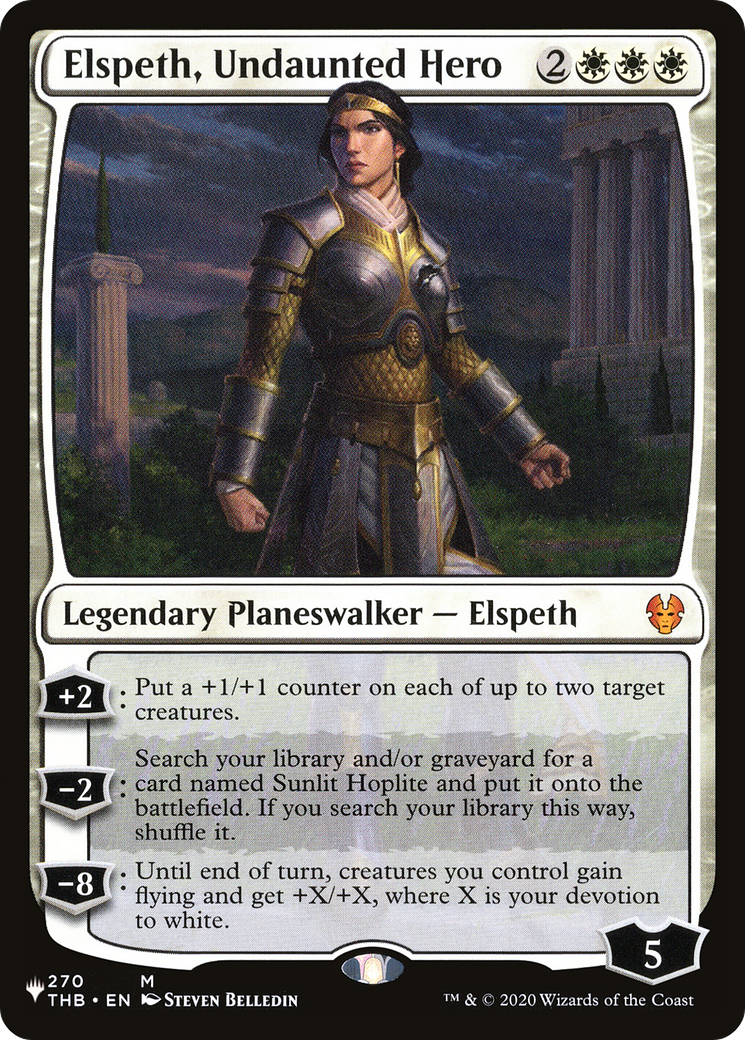 Elspeth, Undaunted Hero [LIST - 270/254]