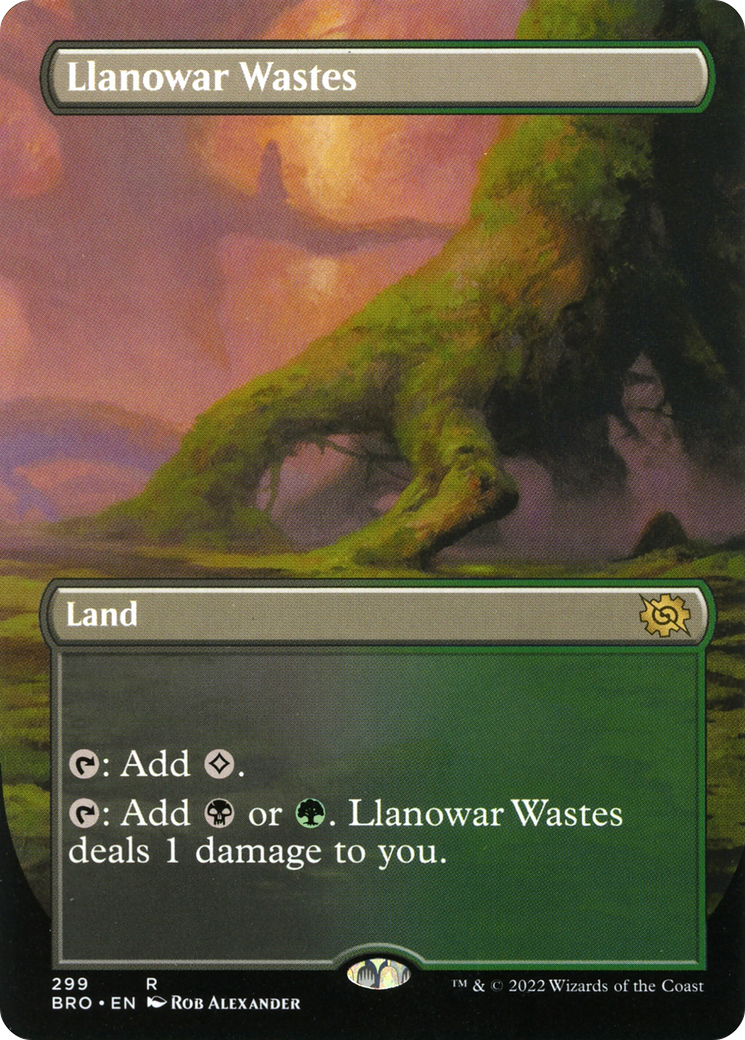 Llanowar Wastes (Borderless) [BRO - 299]