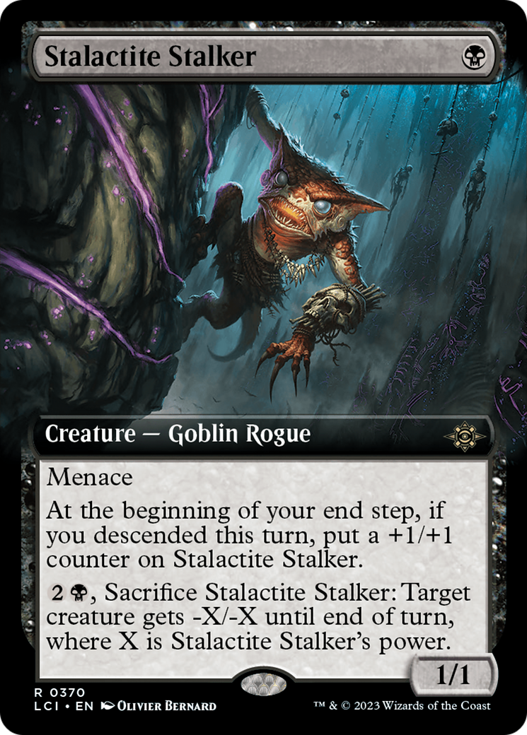 Stalactite Stalker (Extended Art) (LCI-370) - The Lost Caverns of Ixalan: (Extended Art)