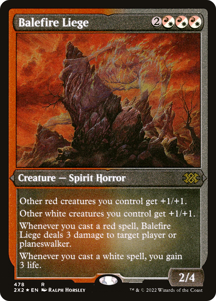 Balefire Liege (Foil Etched) [2X2 - 478]