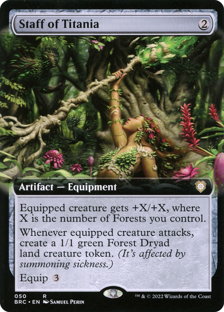 Staff of Titania (Extended Art) [BRC - 50]