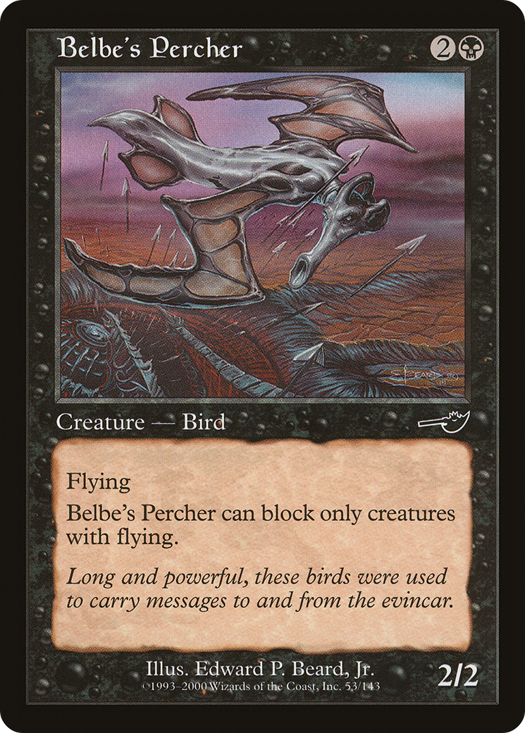Belbe's Percher [NMS - 53]