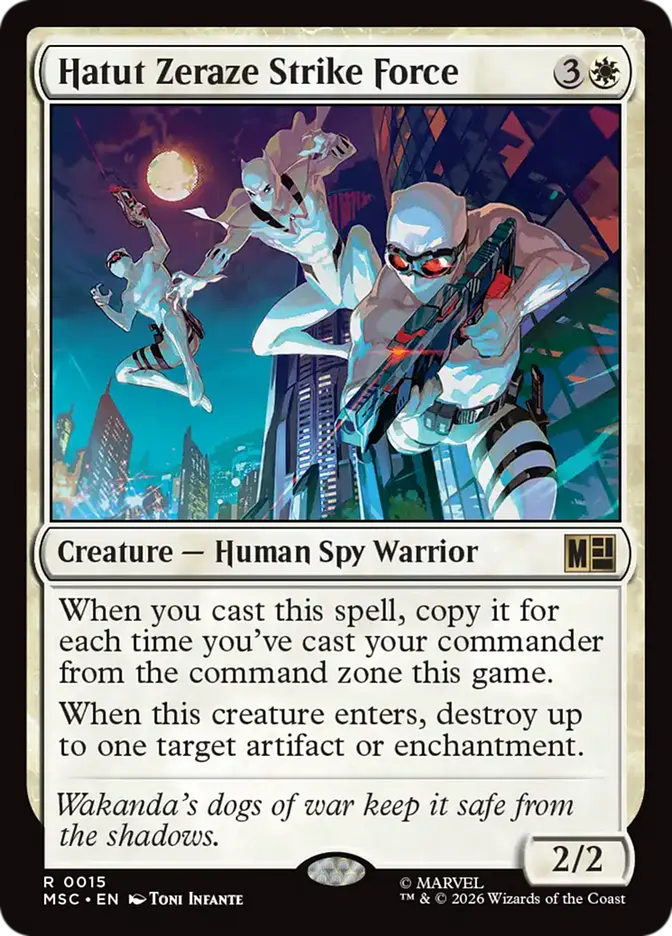 Hatut Zeraze Strike Force (MSC-015) - Commander: Marvel Super Heroes