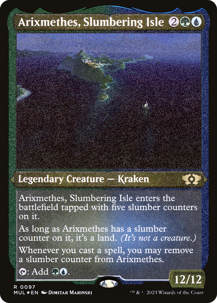 Arixmethes, Slumbering Isle (Foil Etched) [MUL - 97]