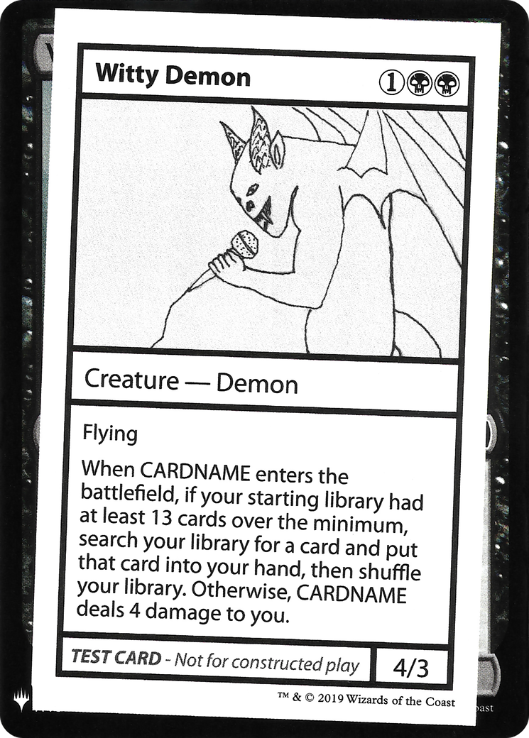 Witty Demon [CMB1 - N/A]