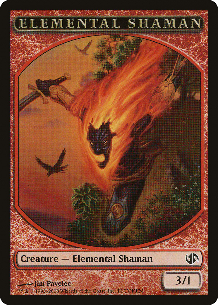 Elemental Shaman Token (DD2-001) - Duel Decks: Jace vs. Chandra Tokens