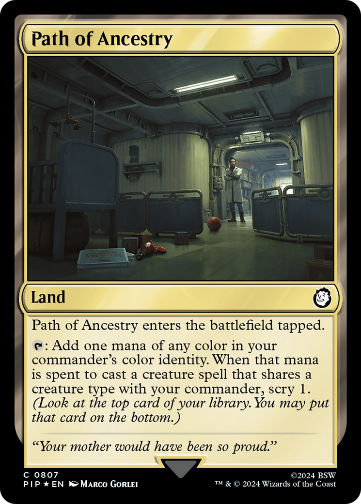 Path of Ancestry (Surge Foil) (PIP-807) - Fallout Foil