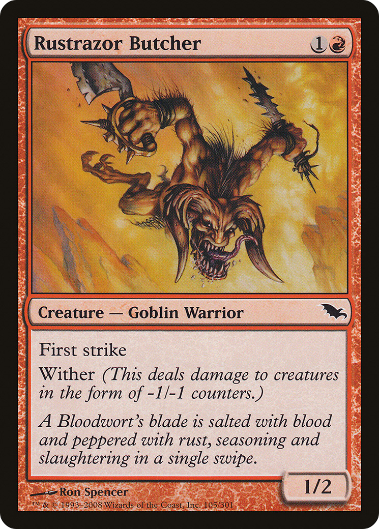 Rustrazor Butcher (SHM-105) - Shadowmoor Foil