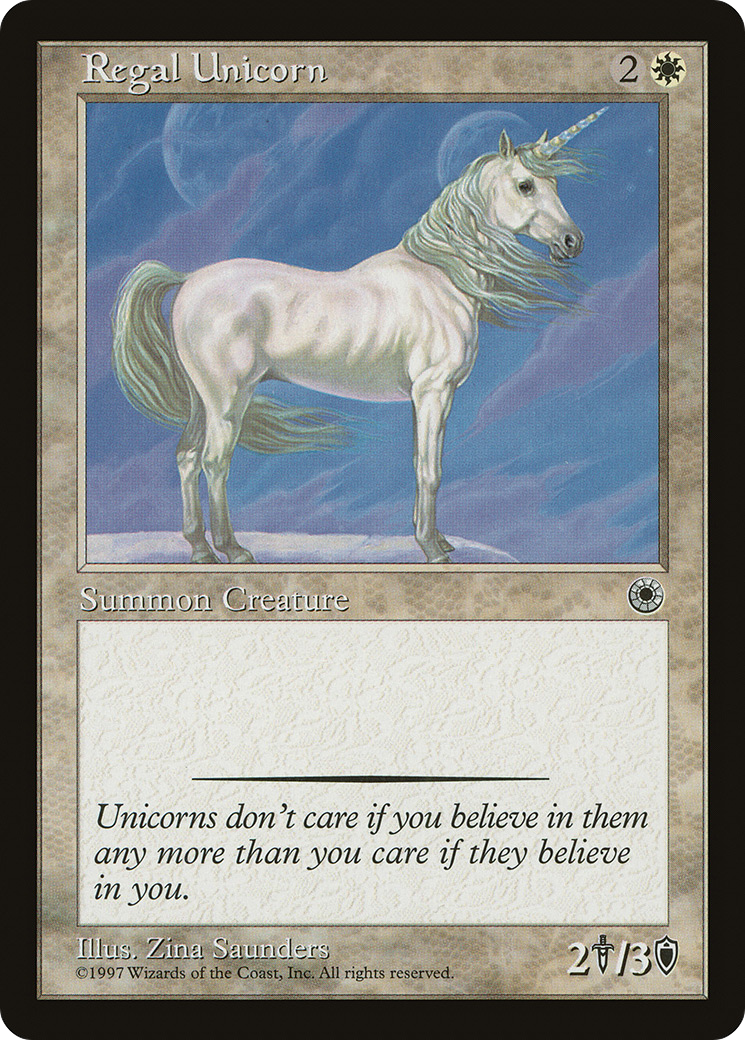 Regal Unicorn [POR - N/A]