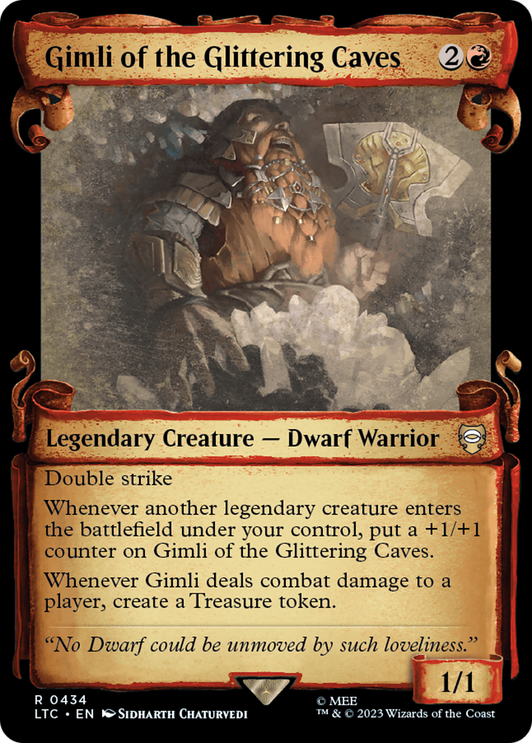 Gimli of the Glittering Caves (Showcase Scrolls) [LTC - 434]