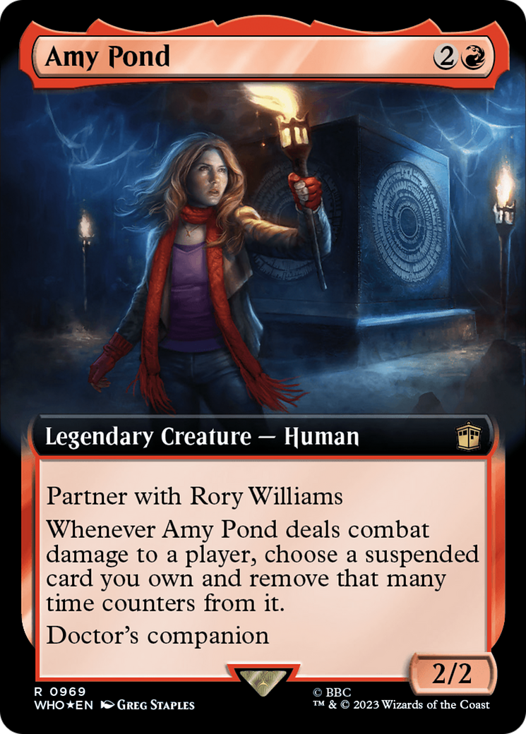 Amy Pond (Extended Art) (Surge Foil) [WHO - 969]